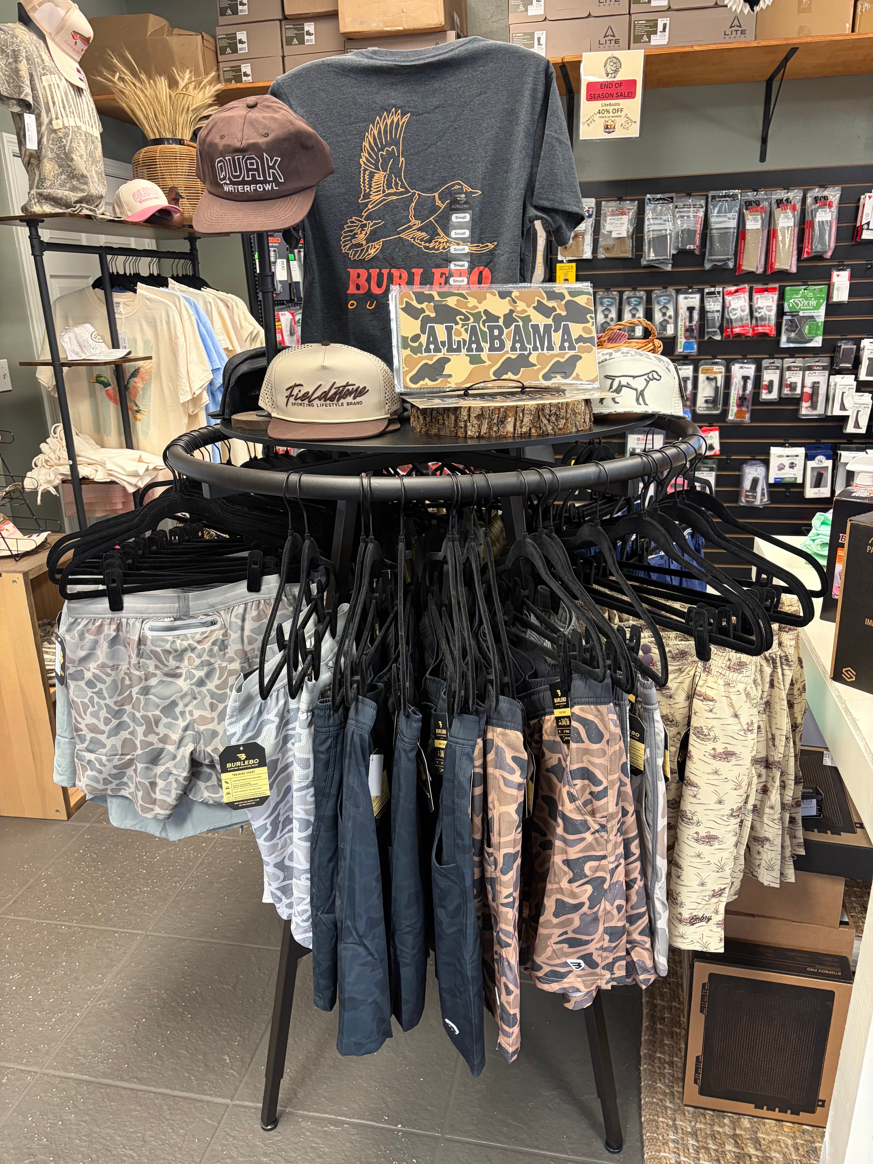 Hats, gifts and specialty merchandise in store